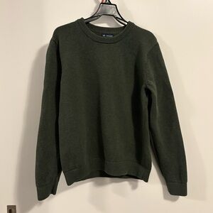 GAP Men's Dark Green Crewneck Sweater